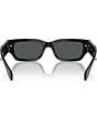 Color:Black - Image 4 - Men's VE4465 53mm Rectangular Sunglasses
