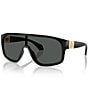 Versace Men's VE4526U 31mm Shield Rectangle Sunglasses - Image 1