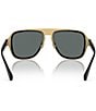 Color:Black - Image 4 - Men's Polarized Navigator Sunglasses