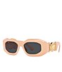 Color:Pink - Image 1 - Unisex Ve4425u 54mm Rectangle Sunglasses