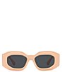 Color:Pink - Image 2 - Unisex Ve4425u 54mm Rectangle Sunglasses