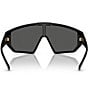 Color:Black - Image 4 - Unisex VE4461 Shield Sunglasses