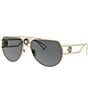 Versace VE2225 Men's 60mm Pilot Framed Sunglasses - Image 1