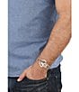 Color:Rose Gold - Image 4 - Versus Versace Men's Barbes Domus Analog Rose Gold Stainless Steel Mesh Bracelet Watch