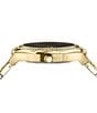 Color:Gold - Image 2 - Versus Versace Men's Echo Park Multifunction Gold Stainless Steel Black Bracelet Watch