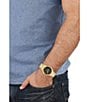 Color:Gold - Image 4 - Versus Versace Men's Echo Park Multifunction Gold Stainless Steel Black Bracelet Watch