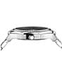 Color:Silver - Image 3 - Versus Versace Men's Echo Park Multifunction Stainless Steel Black Enamel Bracelet Watch