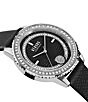 Color:Black - Image 3 - Versus Versace Women's Montorgueil Quartz Analog Leather Strap Watch