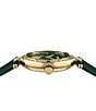 Color:Green - Image 2 - Versus Versace Women's Sertie Crystal Multifunction Green Leather Strap Watch