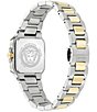 Versace Womens Greca Edge 30mm Two-Tone Bracelet Watch - Image 2