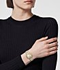 Versace Womens Greca Edge 30mm Two-Tone Bracelet Watch - Image 4