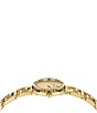 Versace Women's Greca Goddess Quartz Analog Gold Stainless Steel Bracelet Watch - Image 2