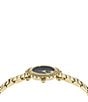 Color:Gold - Image 2 - Women's Greca Twist Quartz Analog Gold Stainless Steel Bracelet Watch