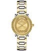 Versace Women's Greca Twist Quartz Analog Two Tone Stainless Steel Bracelet Watch, Color:Two Tone - Image 1