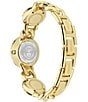 Versace Womens La Greca 28mm Stud Icon Bracelet Watch - Image 2