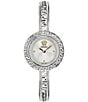 Versace Women's La Greca Analog Stainless Steel Bracelet Watch Set, Color:Silver - Image 3