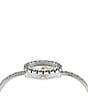 Versace Women's La Greca Analog Stainless Steel Bracelet Watch Set, Color:Silver - Image 4