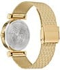 Color:Gold - Image 3 - Women's Regalia Quartz Analog Movement Gold Stainless Steel Mesh Bracelet Watch