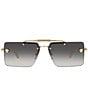 Color:Gold - Image 2 - Women's Ve2245 60mm Rectangle Sunglasses
