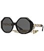 Color:Black - Image 1 - Women's Ve4395 59mm Sunglasses