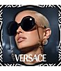 Color:Black - Image 4 - Women's Ve4395 59mm Sunglasses