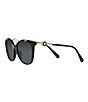 Color:Black - Image 3 - Women's Ve4404 55mm Sunglasses