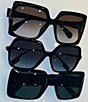 Color:Black - Image 4 - Women's Ve4405 Square 54mm Sunglasses