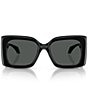 Color:Black - Image 2 - Women's VE4467U 54mm Irregular Sunglasses