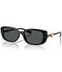 Versace Women's VE4504D 56mm Rectangle Retro Sunglasses - Image 1