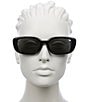 Versace Women's VE4504D 56mm Rectangle Retro Sunglasses - Image 6