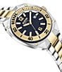 Color:Two Tone - Image 2 - Versus By Versace Men's Stealth Quartz Analog Two Tone Stainless Steel Bracelet Watch