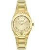 Color:Gold - Image 1 - Versus By Versace Women's Echo Park Analog Gold Stainless Steel Bracelet Watch