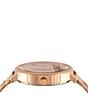 Color:Rose Gold - Image 3 - Versus By Versace Women's La Villette Crystal Analog Rose Gold Stainless Steel Bracelet Watch