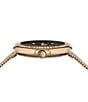 Color:Rose Gold - Image 2 - Versus By Versace Women's Lea Crystal Analog Rose Gold Stainless Steel Mesh Bracelet Watch