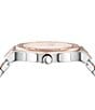 Color:Two Tone - Image 3 - Versus By Versace Women's Vittoria Crystal Analog Two Tone Stainless Steel Bracelet Watch