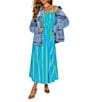 VICI Collection Collared Oversized Denim Jacket - Image 4