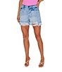 VICI Collection Distressed Denim Frayed 4#double; Shorts - Image 1