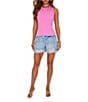 VICI Collection Distressed Denim Frayed 4#double; Shorts - Image 3