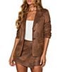 VICI Collection Faux Suede Blazer - Image 3