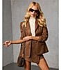 VICI Collection Faux Suede Skort - Image 5