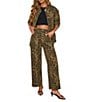 VICI Collection Leopard Straight Leg Jeans - Image 5