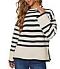 VICI Collection Mockneck Striped Sweater - Image 4