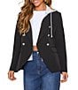 VICI Collection Outerwear Hooded Long Sleeve Blazer - Image 1