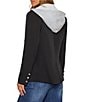VICI Collection Outerwear Hooded Long Sleeve Blazer - Image 2