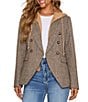 VICI Collection Outerwear Hooded Long Sleeve Blazer - Image 1