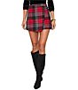 VICI Collection Plaid Mini Skirt - Image 1