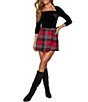 VICI Collection Plaid Mini Skirt - Image 4