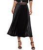 VICI Collection Pleated Midi Skirt - Image 1