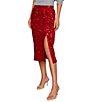 VICI Collection Sequin Midi Skirt - Image 3