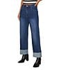 VICI Collection Straight Leg Cuffed Jeans - Image 3